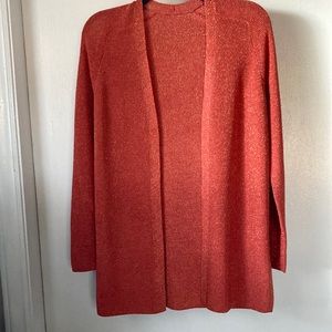 Ann Taylor Rust Colored Knit Cardigan